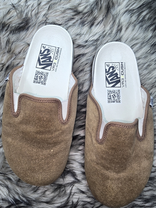 Vans Suede Slip-On Mule Slides in Camel main image 5
